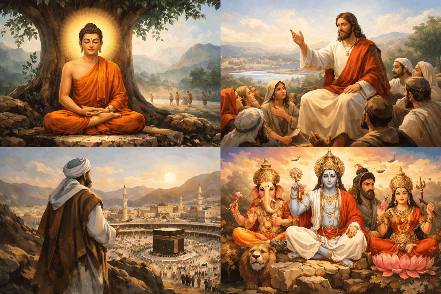 世界の四大宗教