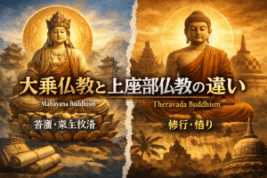 大乗仏教と上座部仏教の違いとは何か―インドから中国、そして現代日本へ続く仏教の二つの大きな流れ