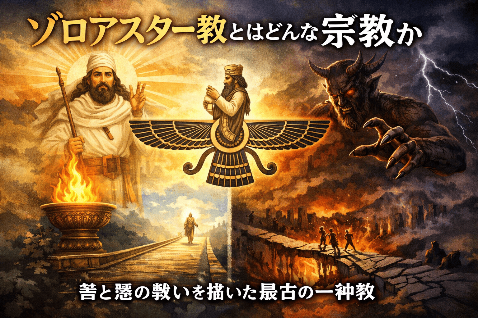 ゾロアスター教とはどんな宗教か――世界宗教の「設計図」となった、最古級の思想